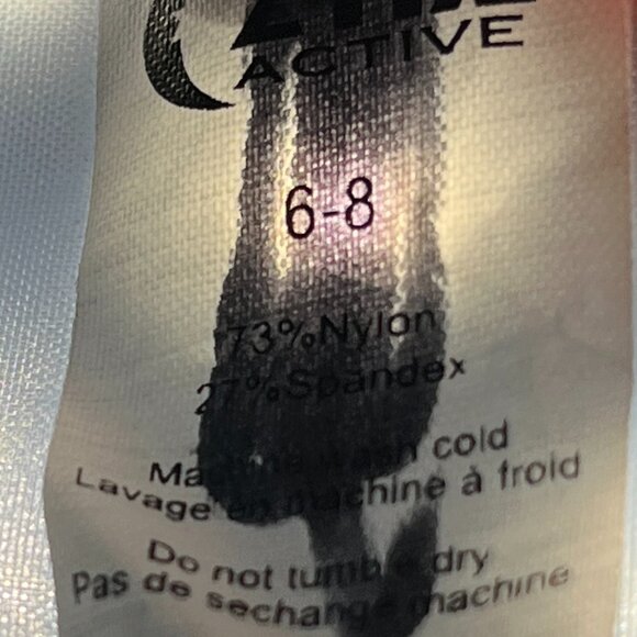 ZYIA Active Navy Shimmer Soft n Snug 7/8 Leggings 24 High Rise Sculpt Yoga Gym - Picture 6 of 7